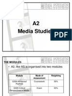 Media Studies - A2 Course Layout