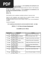 Classificacao 2006 Final