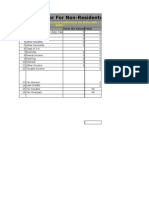 Tax Calculator For Non-Residents: SL - Noitems Enter The Amounttotal