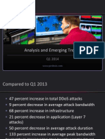 Stats & Trends: Q1 2014 Global DDoS Attack Report - Prolexic Slideshow
