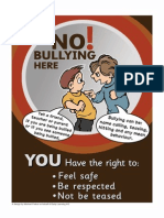 Anti Bullying Posters