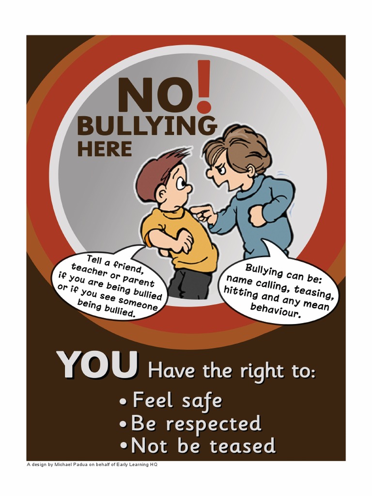 Free, Printable Anti-bullying Campaign Poster Templates