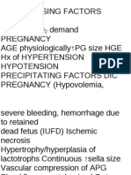 Predisposing Factors Placenta