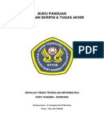 Download Buku Panduan Penulisan Skripsi Tugas Akhir by Yudha Dwika Sandya SN231430799 doc pdf