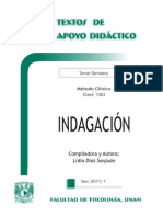 2014 Indagación - Lidia Diaz- Www.psicologia.unam.Mx