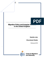 Migration Policy and Irregular Workers in the United Kingdom