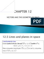 Vectors and The Geometry of Space