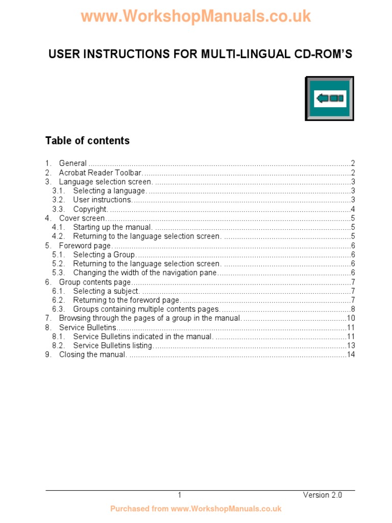 User Instructions For Multi-Lingual Cd-Rom'S: Purchased From WWW ...