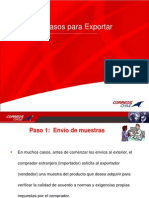 Pasos para Exportar