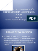 Diapositivas Ensayo Los Medios de Comuicacion y La Gestion Del Placer.