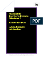 Escritorio - Remoto - Windows 7 PDF