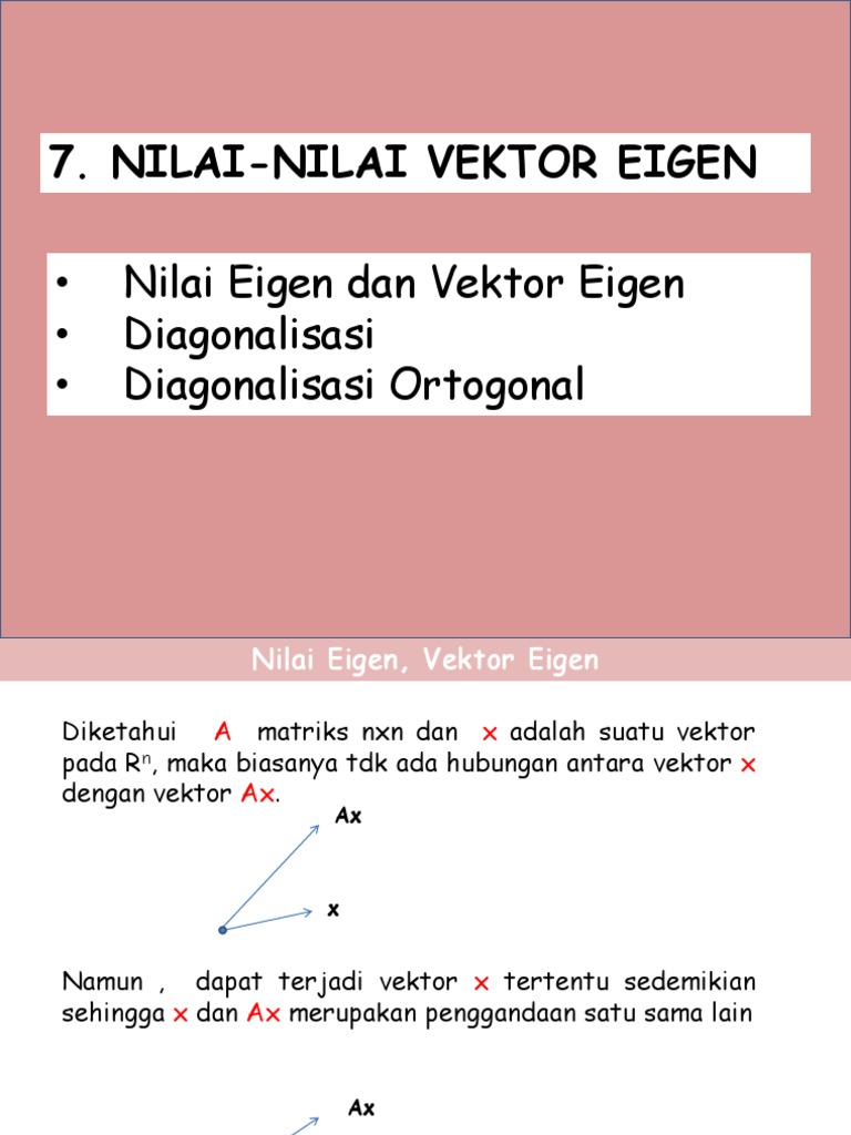 Diagonalisasi Matriks 3x3 | PDF | Metode & Bahan Ajar | Sains & Matematika