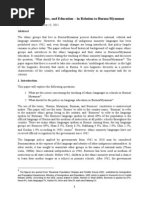 2. Dr. Thein Lwin Language Article (English) 15thOct11