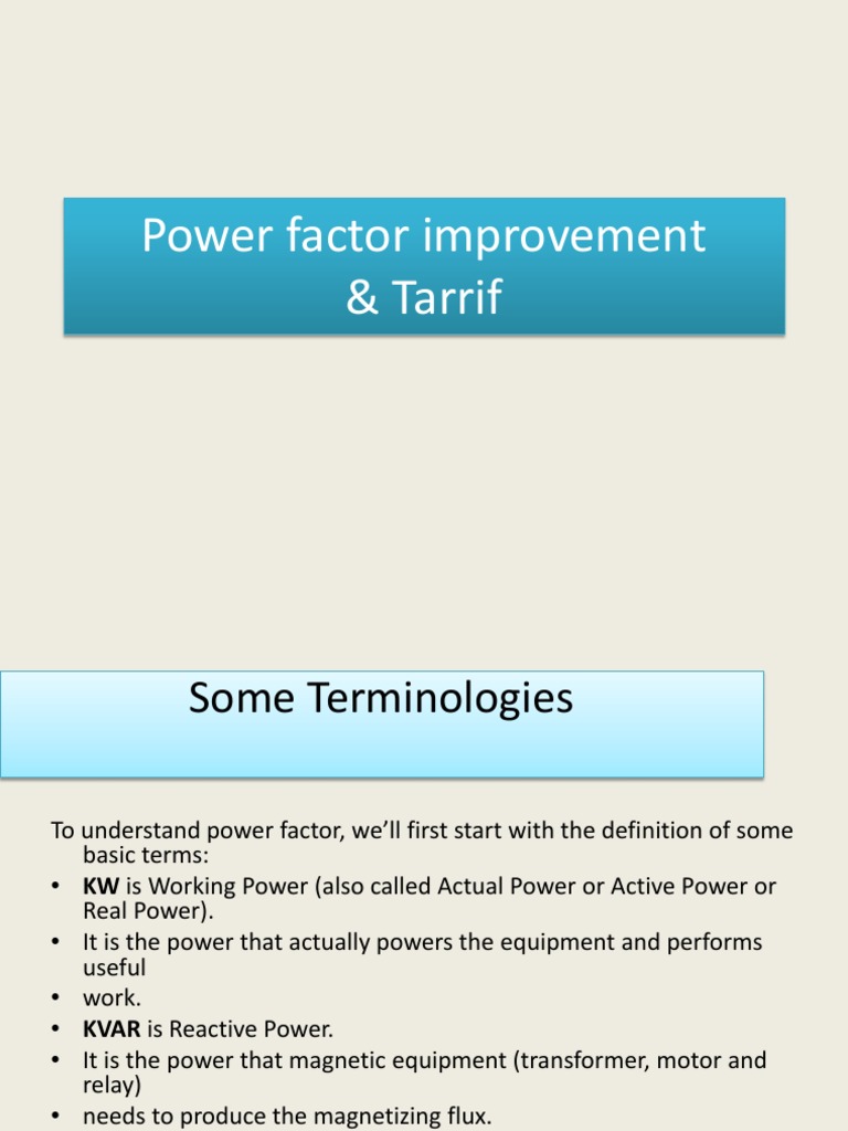 Power Factor Improvement Strategies | PDF | Capacitor | Ac Power