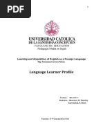 Language Learner Profile 1