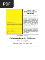 Ronald D. Laing - Phänomenologie Der Erfahrung