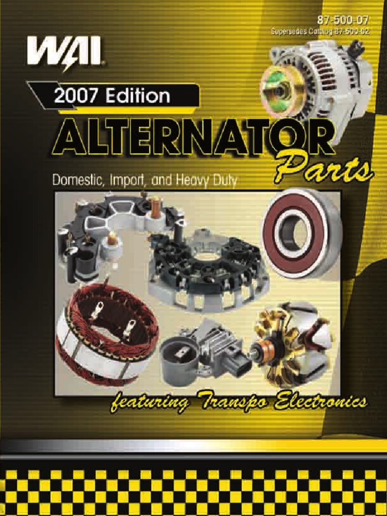 ALTERNATOR CATALOG.pdf | Screw | Electrical Components