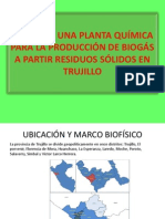 Diseño planta biogás Trujillo