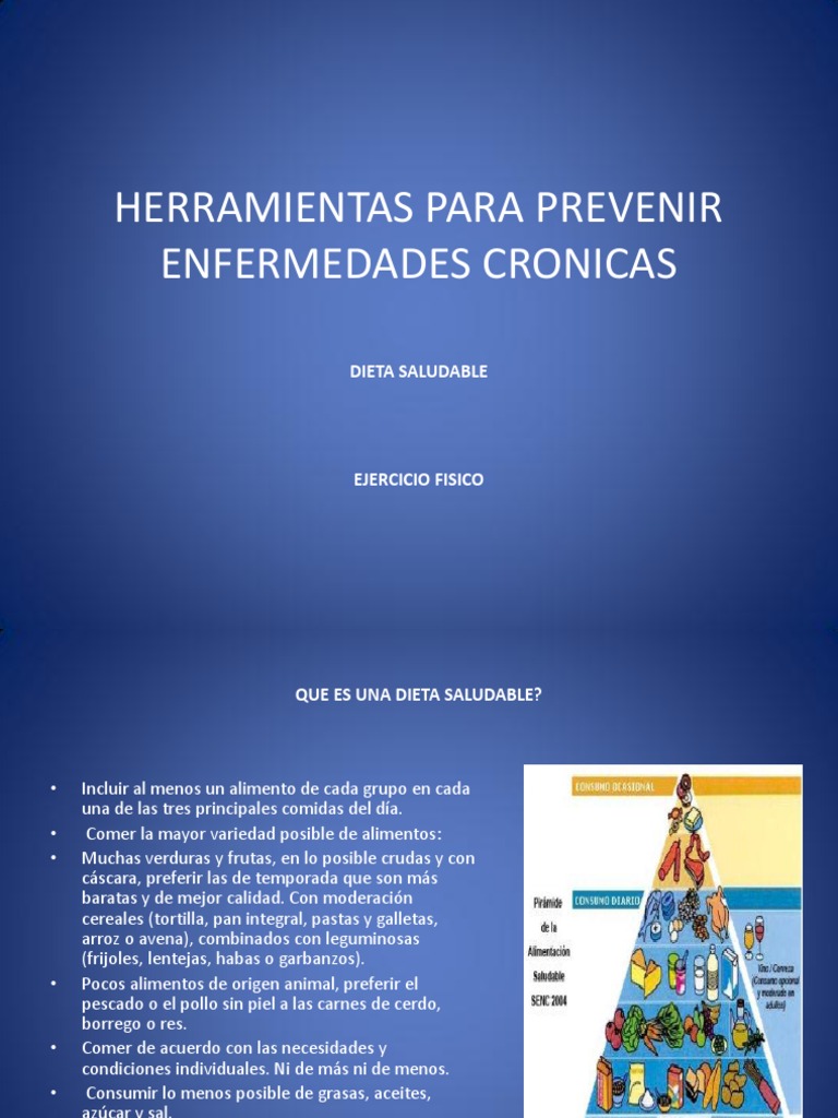 Herramientas para Prevenir Enfermedades Cronicas | PDF | Ejercicio ...
