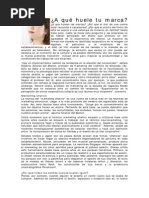 A Que Huele Tu Marca