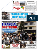 Frontpage: Peacekeeping Duty Calls