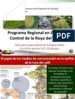 03 Programa Regional de Apoyo Al Control de La Roya