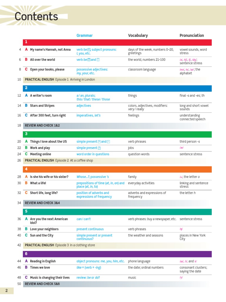 AEF Second Edition Sample | English Language | Verb