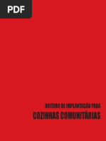 Roteiro de Implantacao - Cozinhas Comunitarias