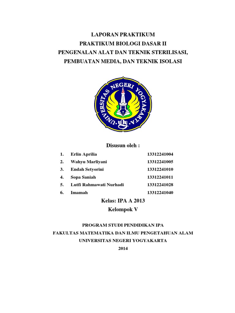 Laporan Praktikum Pengenalan Alat Dan Teknik Sterilisasi, Pembuatan