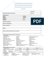 Formato Del Informe Trimestral Del Servicio Social PSICOLOGÍA