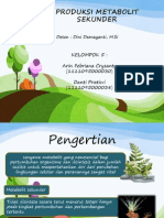 Ppt Produksi Metabolit Sekunder