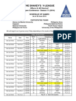 Schedule 02 - Prelims - As of 26 Jun 14