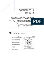 Economics 11 Topic 11 Government and The Macroeconomy