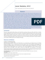 Cancer Statistics, 2012, Siegel Et Al