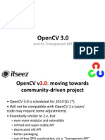 OpenCV3 Transparent API