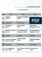 MRM - Course Overview - Timeline