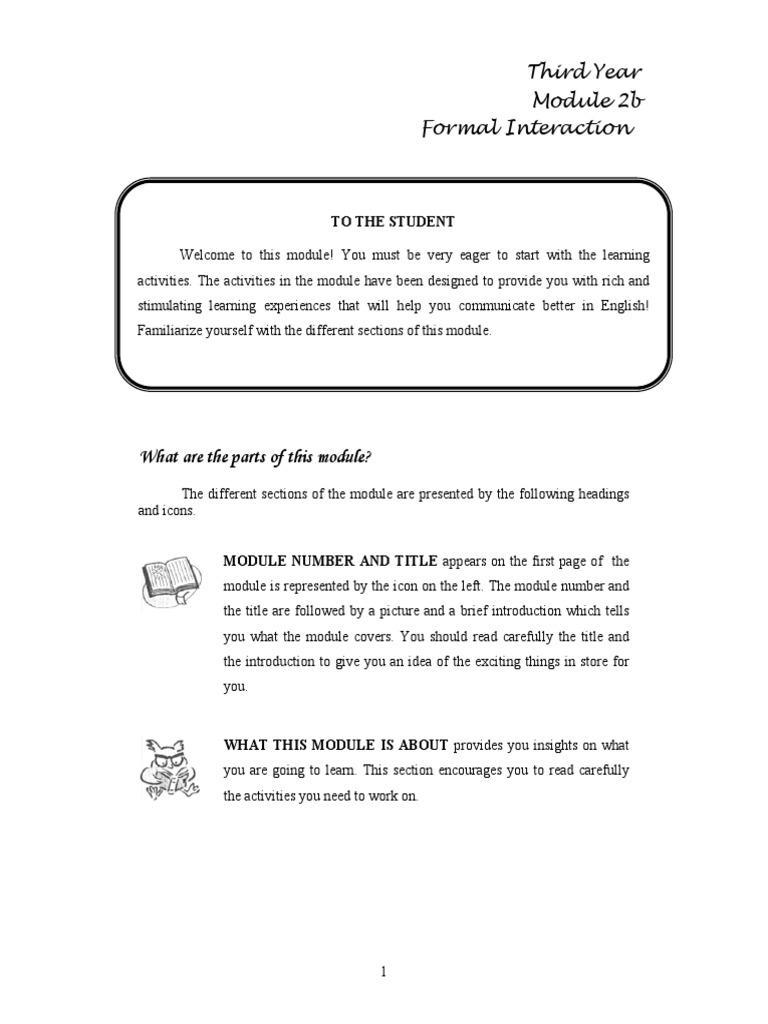 Formal Interaction in Module 2b | PDF | Natural Rubber | Vocabulary