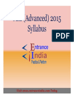 JEE Advanced Syllabus by Entranceindia