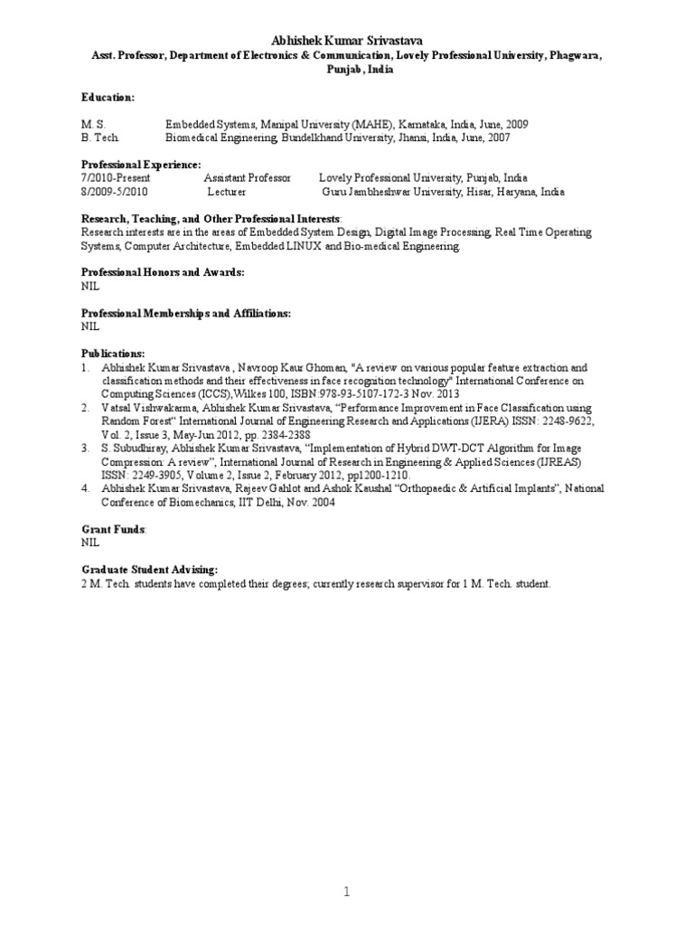 Format B (CV) | PDF