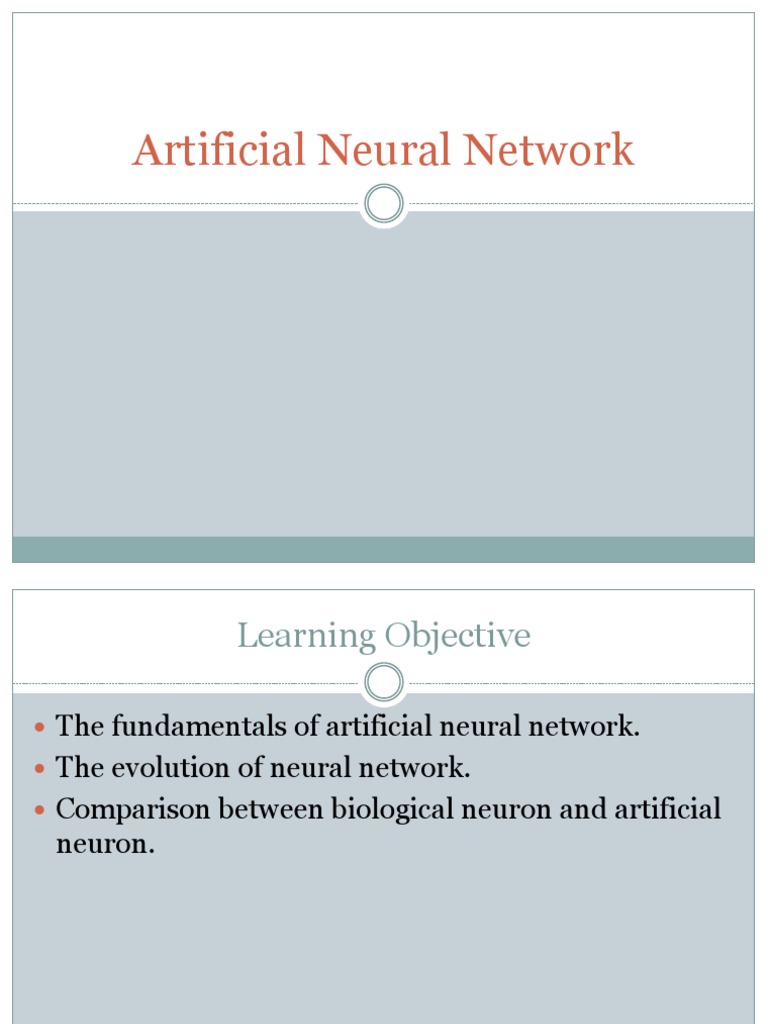 Fundamentals of Artificial Neural Networks | PDF | Neuron | Artificial ...