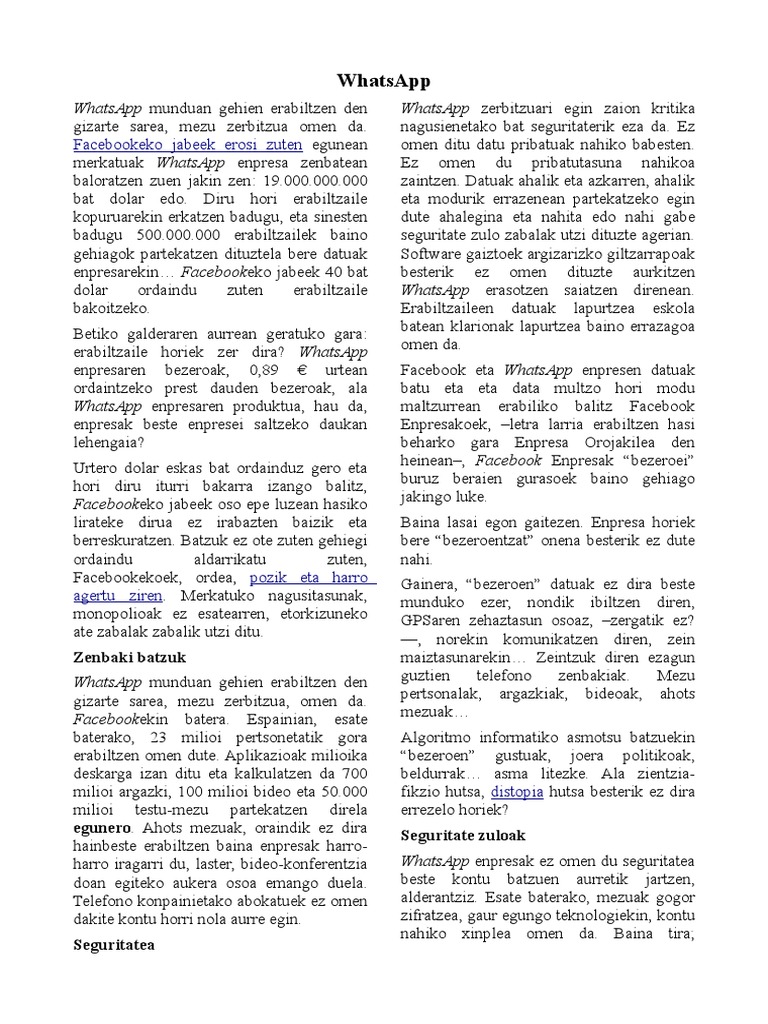 Whats App | PDF