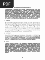 Prince William County Sheriff's Office (Virginia) - NEW ICE 287 (G) MOA (10/15/09)