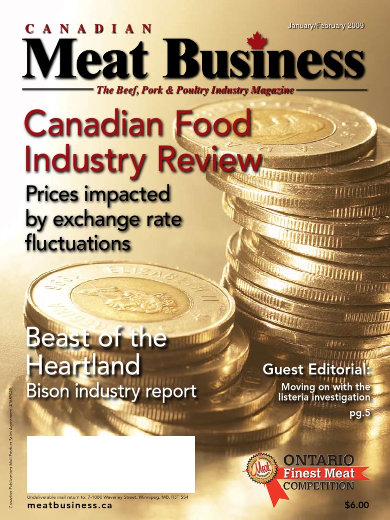 Canadian Meat Business Grocery Store Consumer Price Index