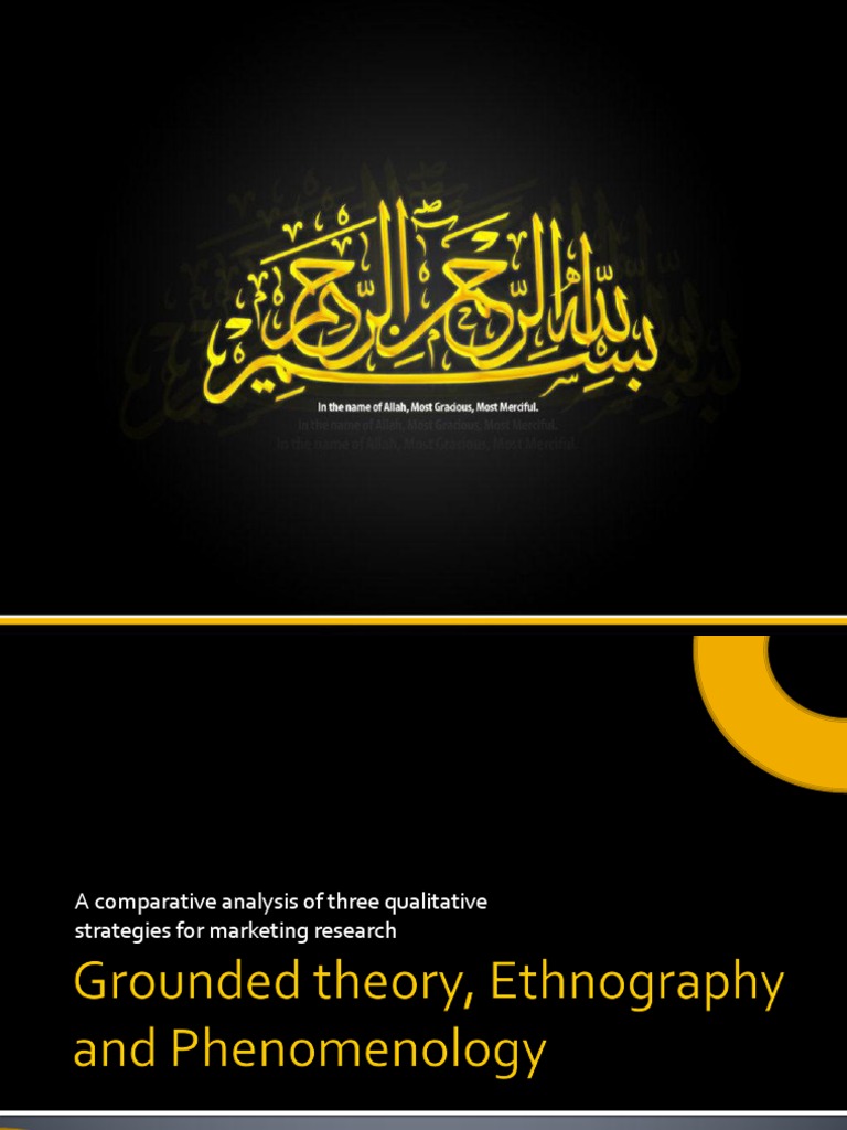 Grounded Theory Ethnography And Phenomenology Pdf Ethnography