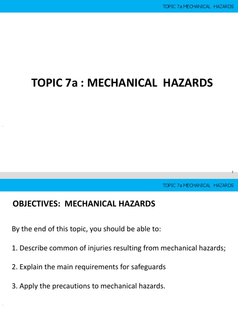 Mechanical Hazards Skin Science