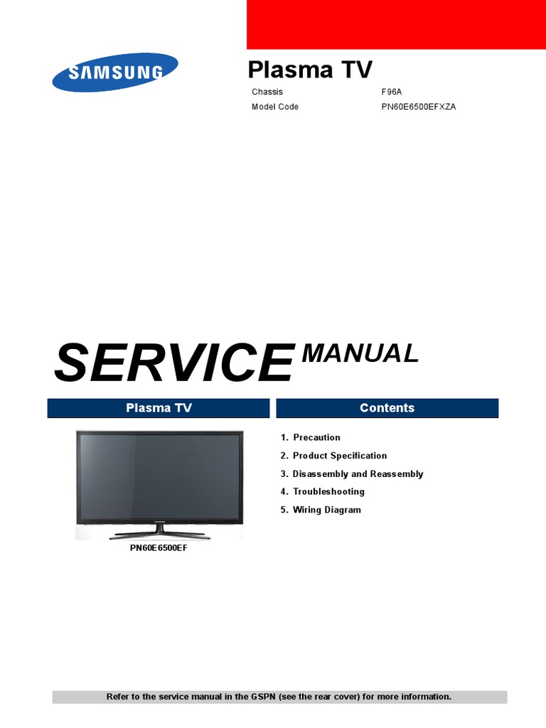 Samsung PN60E6500EF Service Manual Digital & Social Media Digital