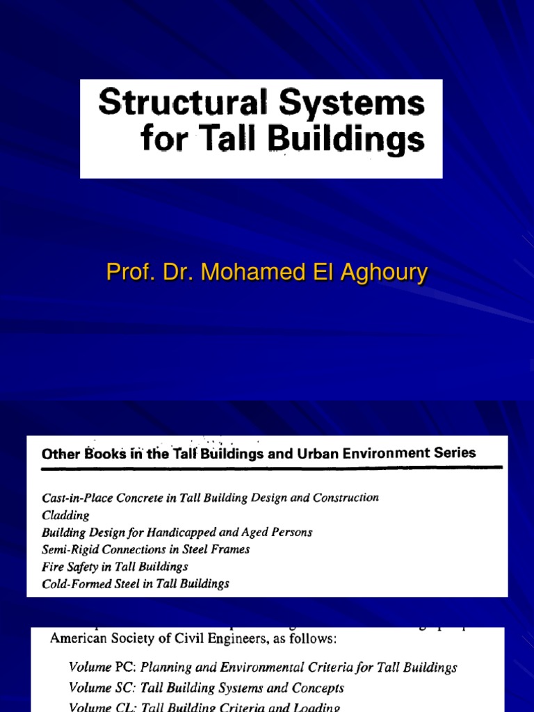 Structural Systems For Tall Buildings | PDF | Wellness