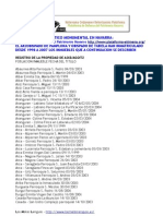 Escándalo Monumental, Lista de Las 1.086 Apropiaciones de La Iglesia en Navarra