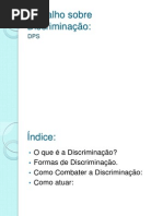 Trabalho Sobre Discriminação