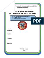 Valores y perfil policial en la Policía Nacional del Perú